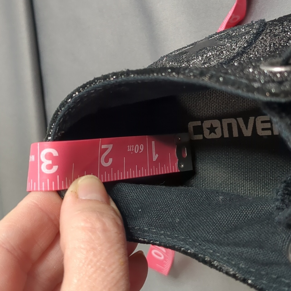 Converse All Star glitter Wedge Sneakers - Picture 12 of 12